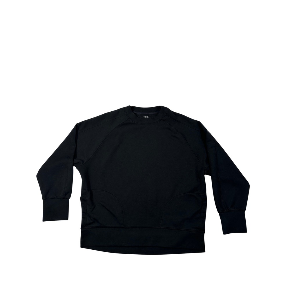 YPB Abercrombie & Fitch Womens Black Crewneck Sweatshirt Activewear‎ Medium
